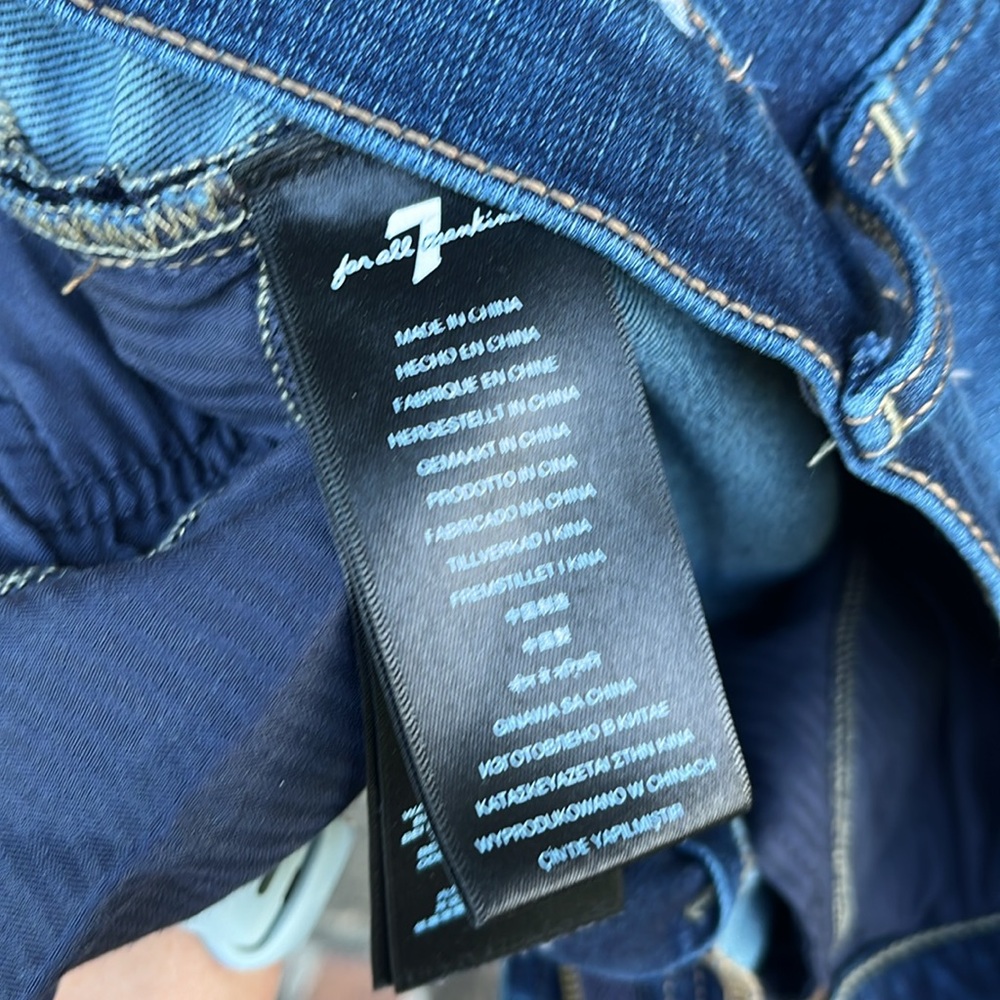 7 FAM "the ankle skinny" blue jeans size 25 - Picture 7 of 7